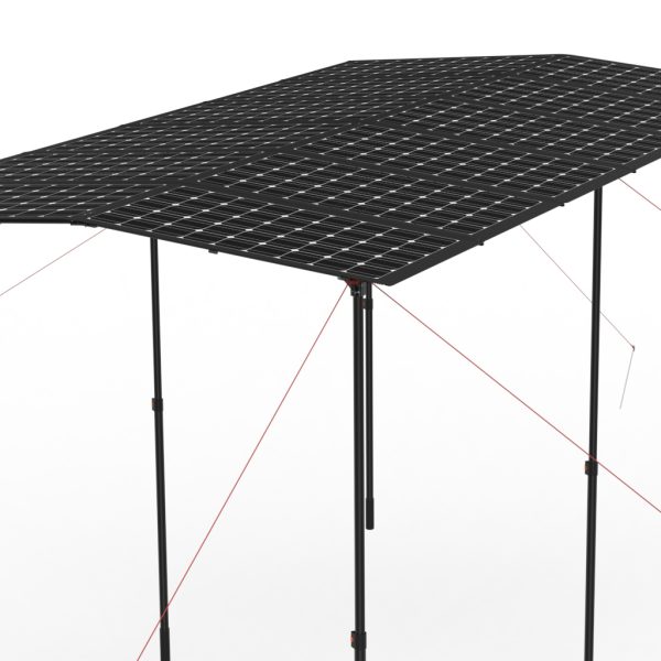 Portable 1200W Solar Canopy (3.6×2.1m) – Perfect for Outdoor Energy Generation