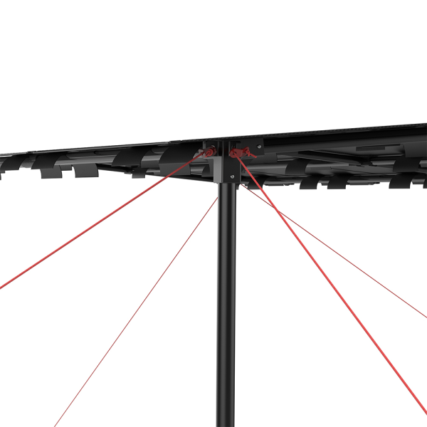 Portable 1200W Solar Canopy (3.6×2.1m) – Perfect for Outdoor Energy Generation