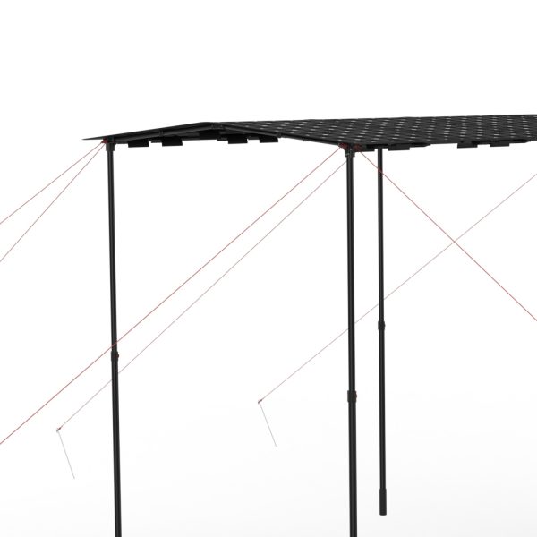 400W Solar Canopy (1.2×2.1m) – Portable Outdoor Energy Solution