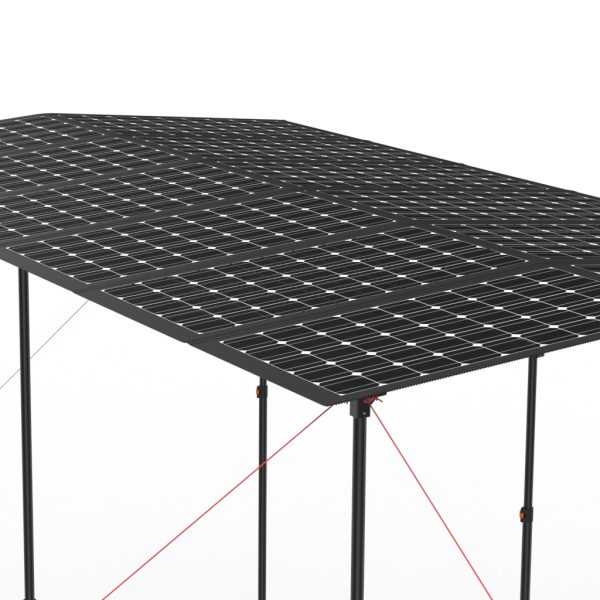 400W Solar Canopy (1.2×2.1m) – Portable Outdoor Energy Solution