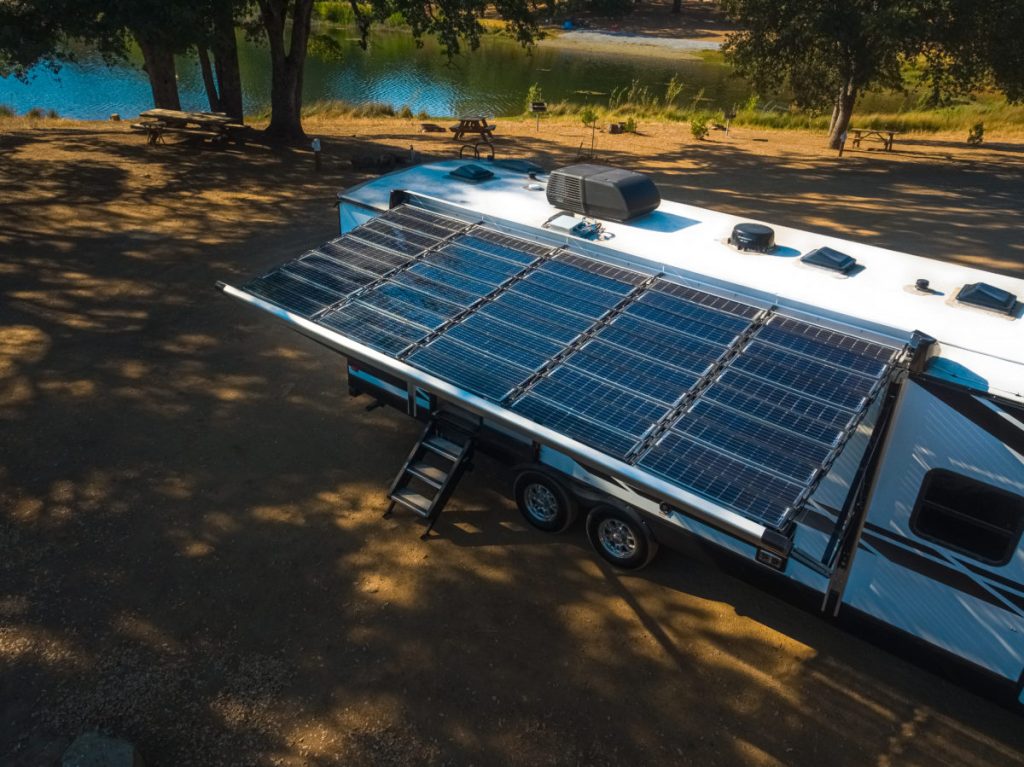 Portable solar canopy setup outdoors showing correct installation and common mistakes to avoid for efficient solar energy use