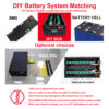 DIY Battery Box 16S 280Ah 314Ah LiFePO4 Battery Case with JK PB2A16S20P BMS