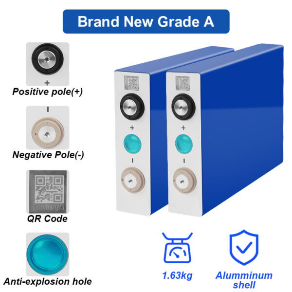 80Ah Battery eve lf80 3.2v 80ah prismatic cell apparence