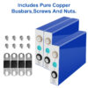 80Ah lifepo4 prismatic cell and accessories