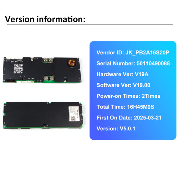 Wholesale JK V19 PB2A16S20P 16S 200A BMS with Display for 51.2V 280Ah 300Ah 314Ah LiFePO4 Battery