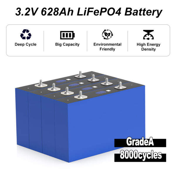 3.2V 628Ah LiFePO4 Battery Features