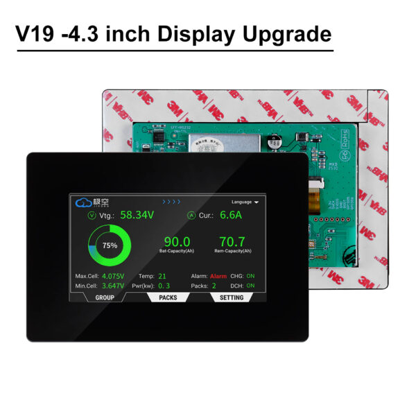 4.3 inch touch display Wholesale JK PB2A16S30P 16S 300A BMS