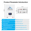 OEM ODM 51.2V 100Ah 5kWh Wall Mounted LiFePO4 Battery