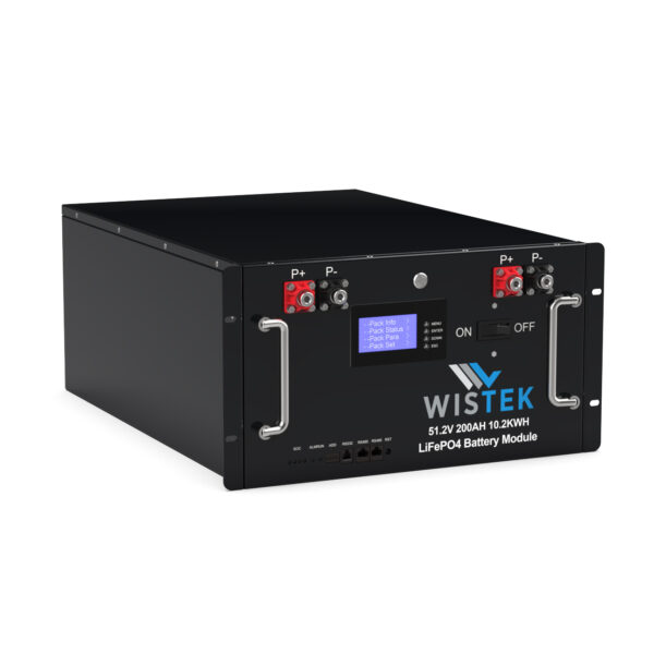 OEM ODM 51.2V 200Ah 10.2kWh Server Rack LiFePO4 Battery